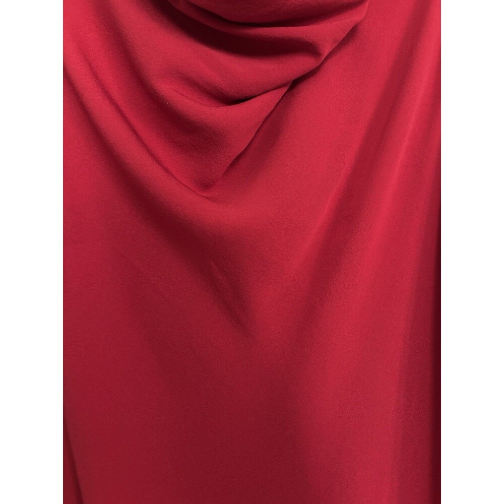 Diane Von Furstenberg Crista Pomegranate Black Dress Silk Size 8 - Picture 11 of 12